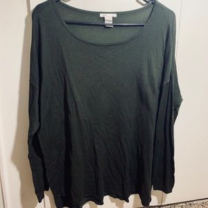 Basic green long sleeve